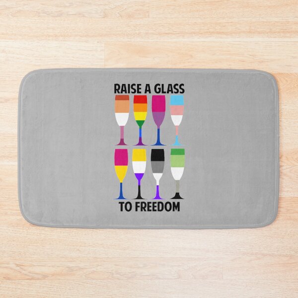 Item preview, hamilton lgbtq quote raise a glass to freedom designed and sold by dragraceuk.