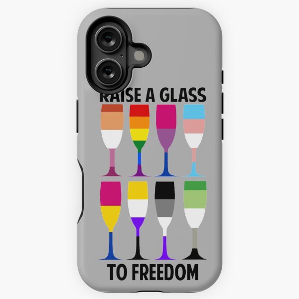 Item preview, hamilton lgbtq quote raise a glass to freedom designed and sold by dragraceuk.