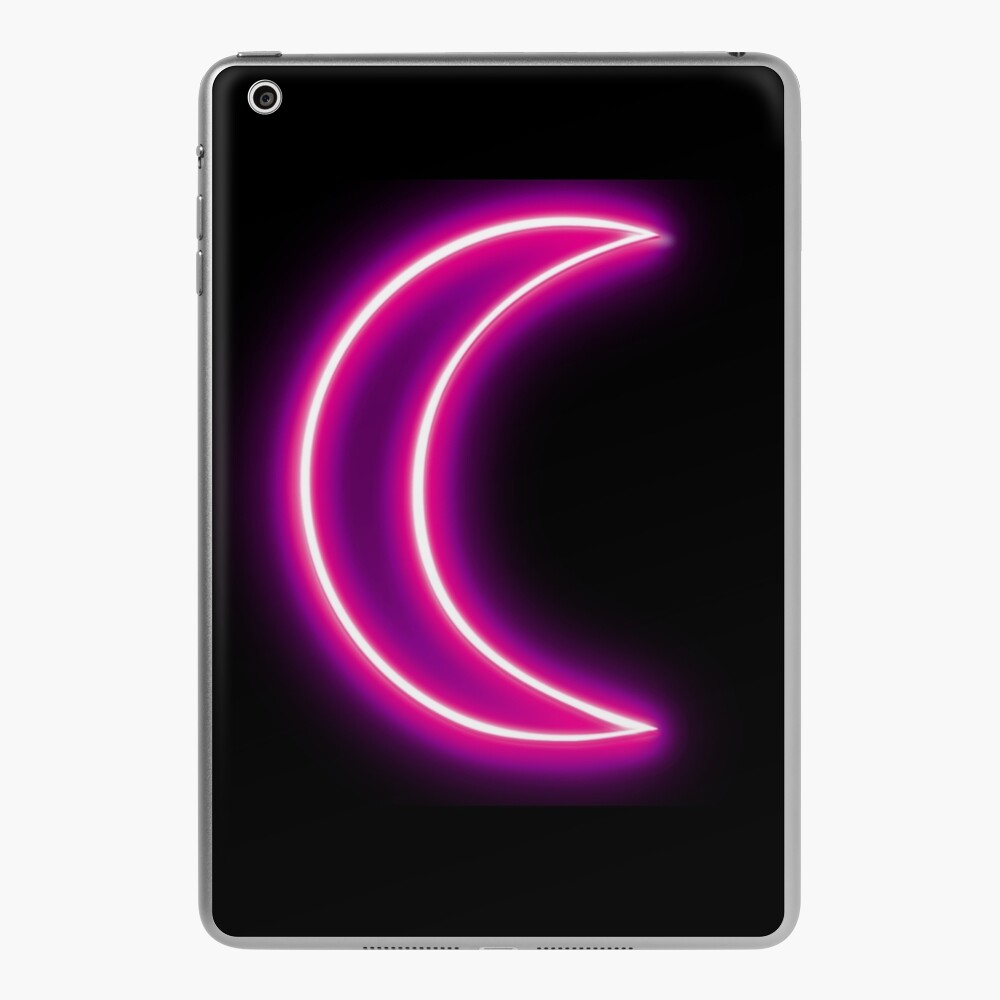 Neon Moon Green Grunge Aesthetic | iPad Case & Skin