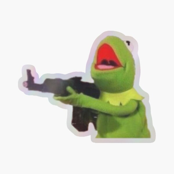 Item preview, Gun Kermit designed and sold by cloud-y-kiss.