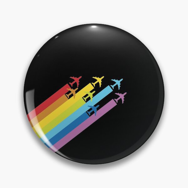 Item preview, Rainbow chemtrails for airplanes designed and sold by avionbubble.