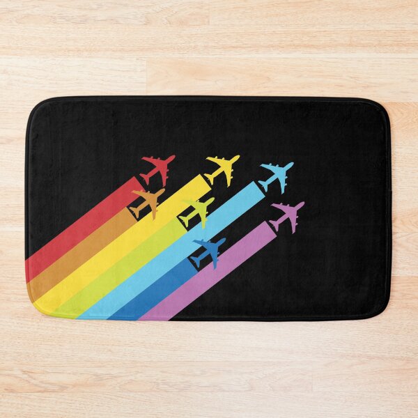 Item preview, Rainbow chemtrails for airplanes designed and sold by avionbubble.