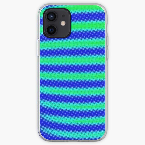 AQUARIUS PEACOCK ELECTRIC BABY iPhone Soft Case