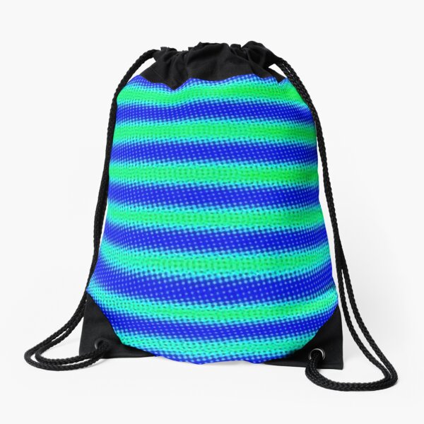 AQUARIUS PEACOCK ELECTRIC BABY Drawstring Bag