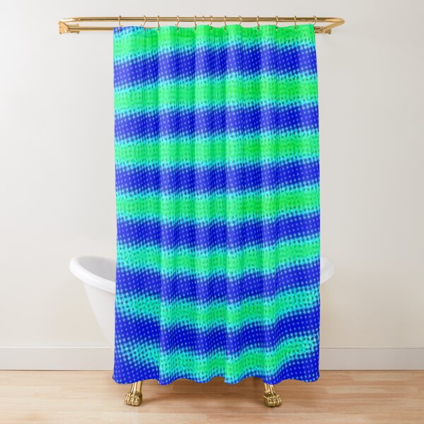 AQUARIUS PEACOCK ELECTRIC BABY Shower Curtain