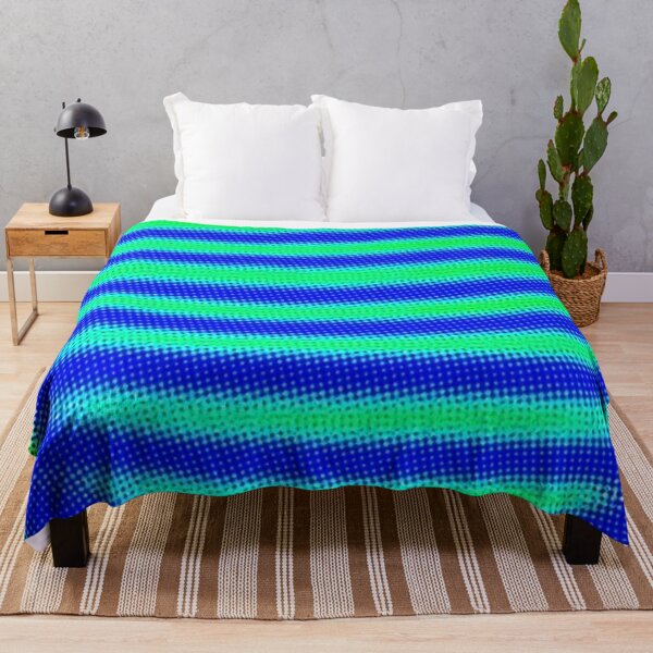 AQUARIUS PEACOCK ELECTRIC BABY Throw Blanket