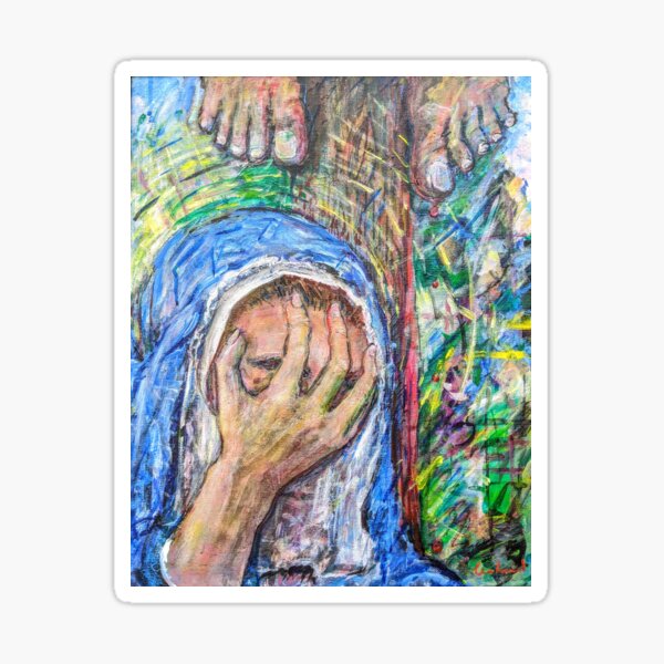 At The Foot Of The Cross Sticker
