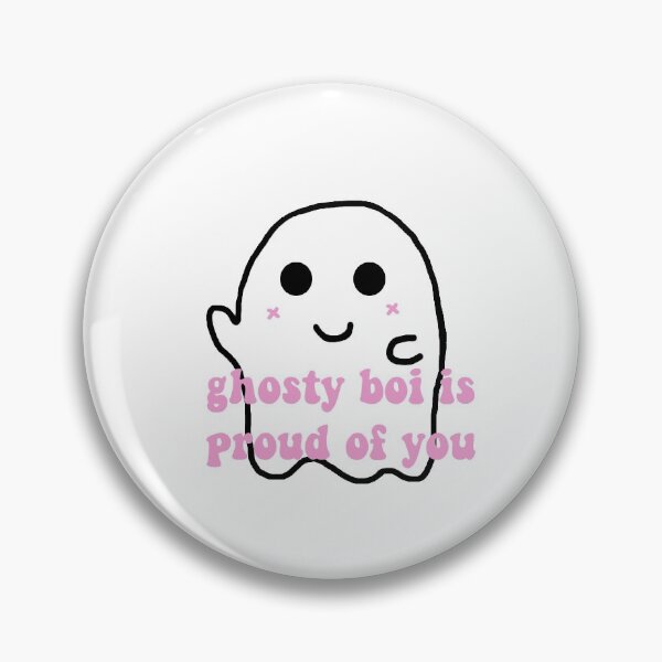 Item preview, Ghosty Boi is Proud of You designed and sold by CosmosStickers.