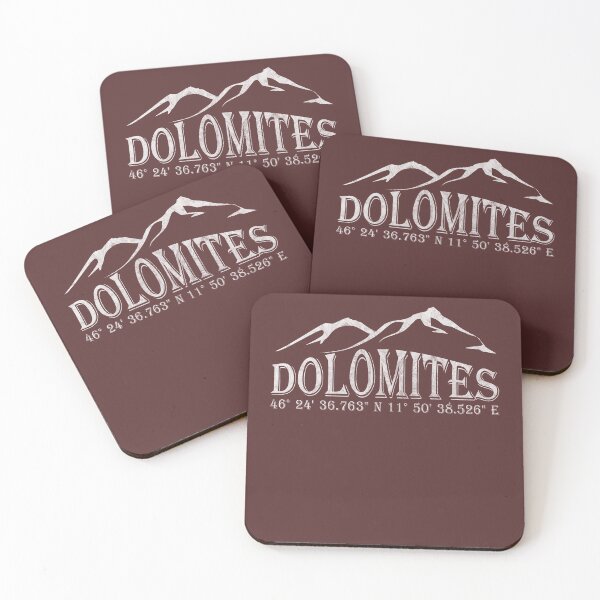 Item preview, Dolomites GPS coordinates hikers mountaineers designed and sold by DerNerd.