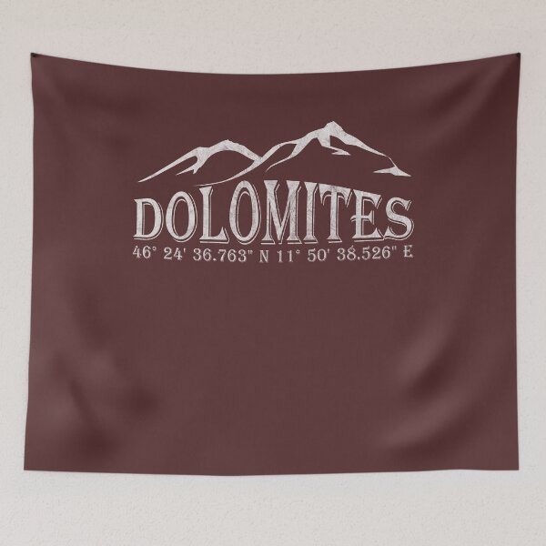 Item preview, Dolomites GPS coordinates hikers mountaineers designed and sold by DerNerd.