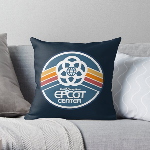 Epcot World Traveler Pillow Cover, Disney Home, Epcot Pillow