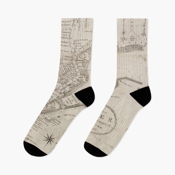 Item preview, Vintage Exeter NH Map (1802) designed and sold by BravuraMedia.