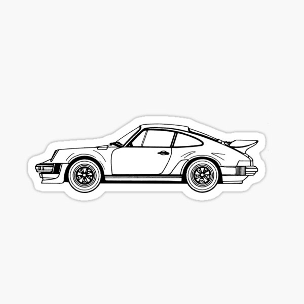 Porsche 911 Turbo Sticker