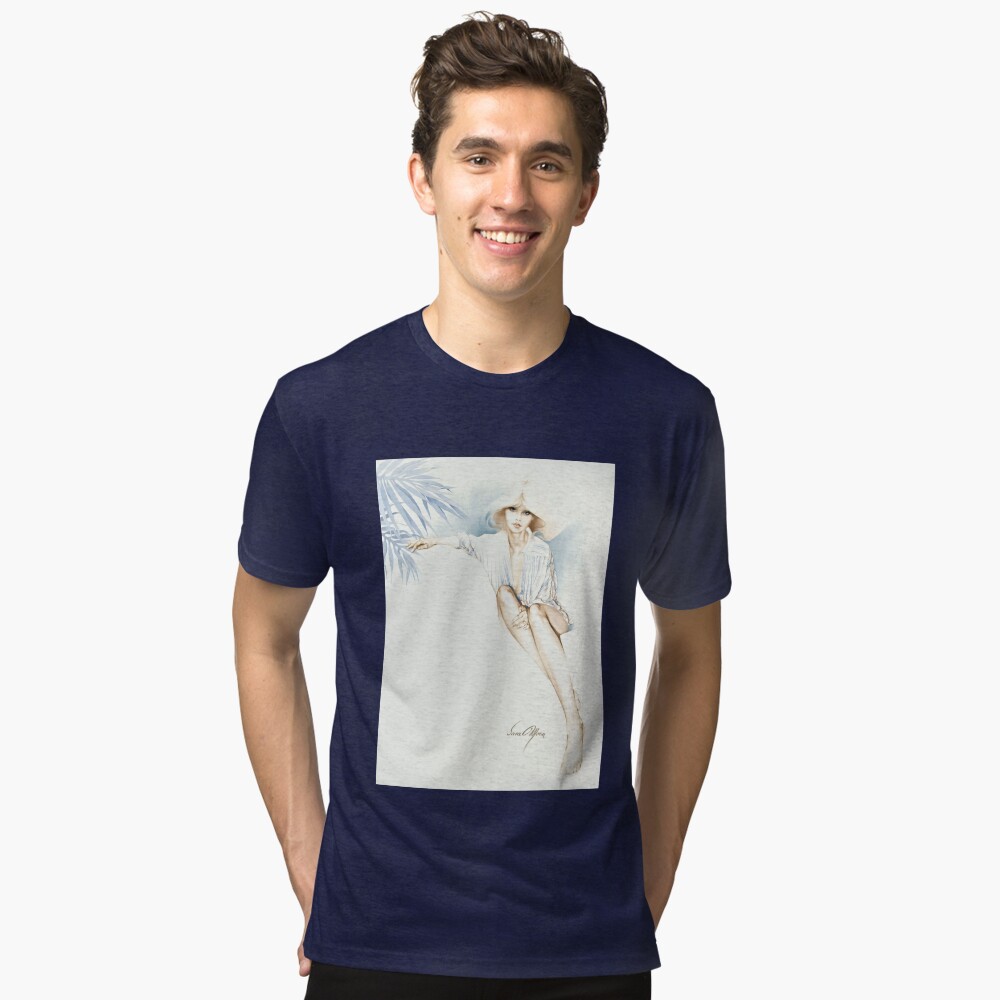 Item preview, Tri-blend T-Shirt designed and sold by sara-moon.