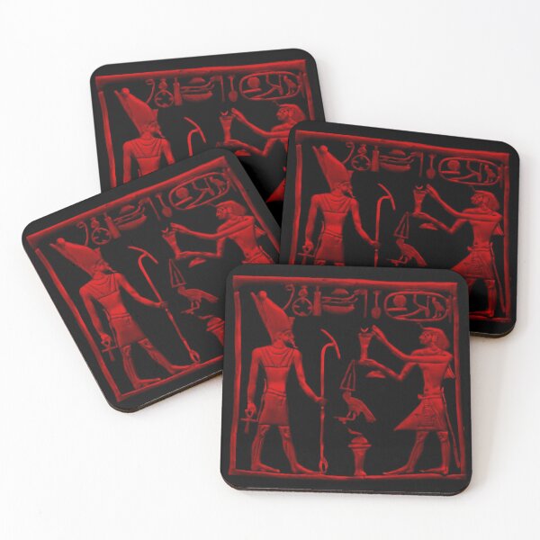 Item preview, Amunemhat IV offering to Atum (Red) designed and sold by DotorEaon.