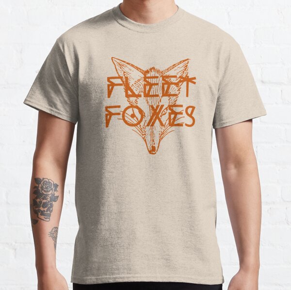 Fleet Foxes // Fox Drawing and Geometric Illustration Classic T-Shirt