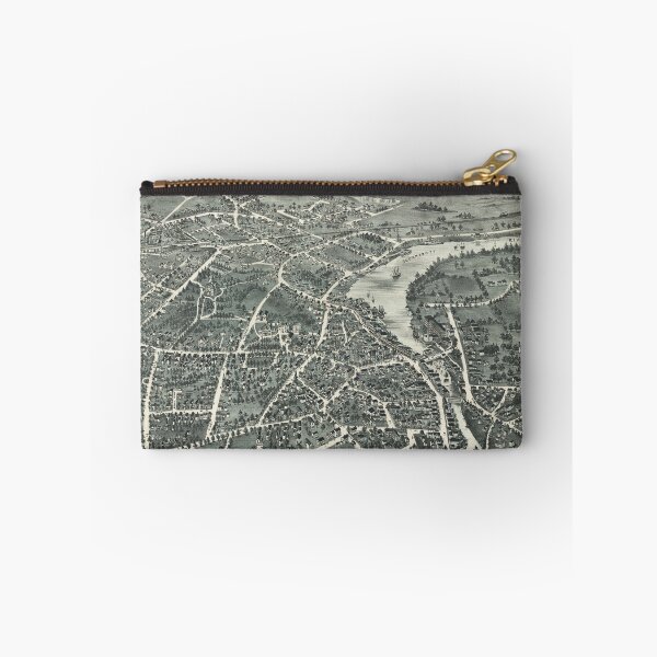 Item preview, Vintage Pictorial Map of Exeter NH (1896) designed and sold by BravuraMedia.