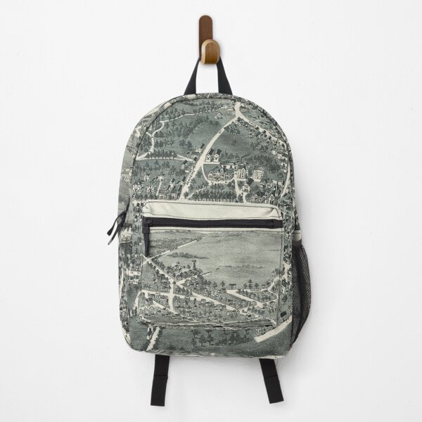 Item preview, Vintage Pictorial Map of Exeter NH (1896) designed and sold by BravuraMedia.