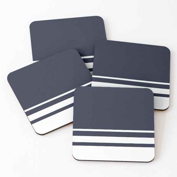 Item preview, White and Navy Stripes designed and sold by LilyDoveDesigns.