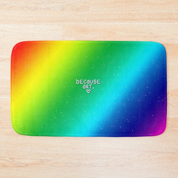 Item preview, Because Art. Rainbow Gradient with Stars designed and sold by Whoopsidoodle.