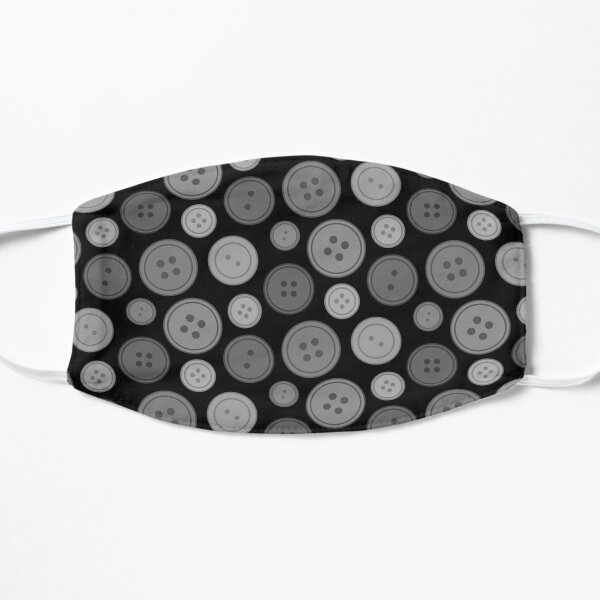 Black and White Buttons Mask