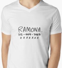 RAMONA FLOWERS Men's V-Neck T-Shirt