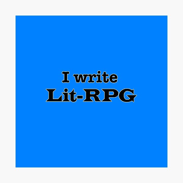 Item preview, I Write Lit-RPG designed and sold by INKmagine  and Create.