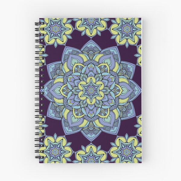 Item preview, green and yellow flowers mandala  designed and sold by MandalaFlowerArt.