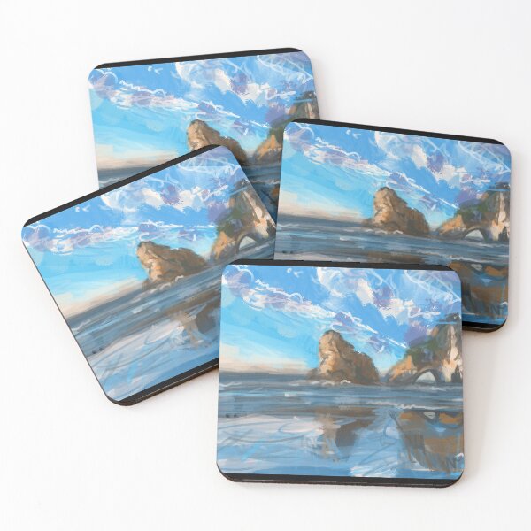 Item preview, Landscape of ocean rocks designed and sold by ashleyfmiller.