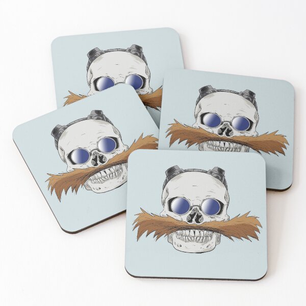 Item preview, Dr. Robotnik Skull designed and sold by blacksnowcomics.
