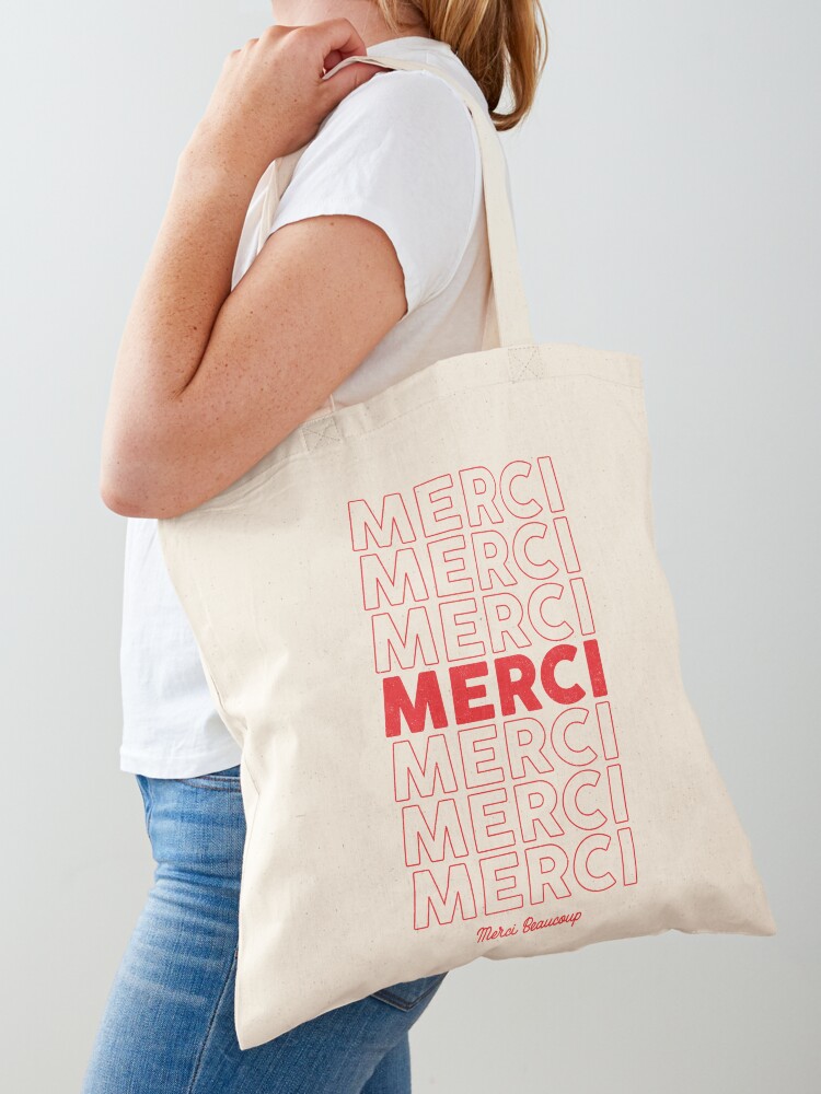 Merci Beaucoup tote bag