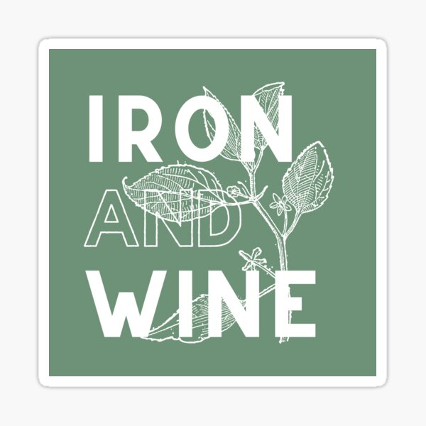 Iron and Wine Sticker