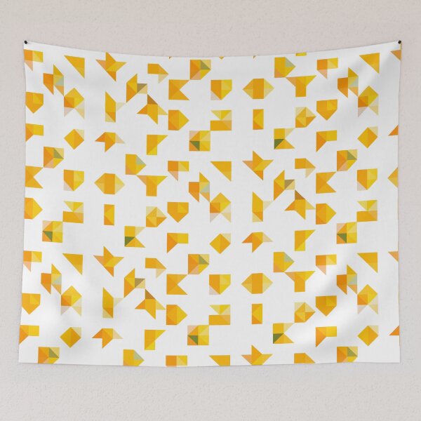 Artikelvorschau, Poly Art Orangen minimalistisches Muster entworfen und verkauft von lordthebeard.