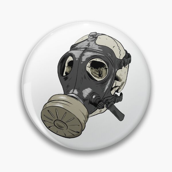 Item preview, Gas Mask Skull designed and sold by blacksnowcomics.