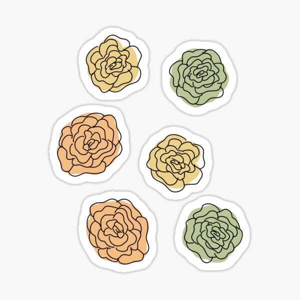 Item preview, Earth tone flower bundle designed and sold by vilinaong.