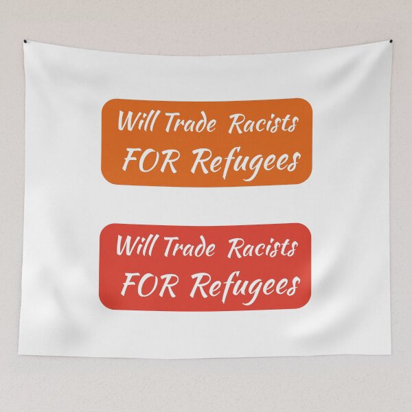Item preview, will trade racists for refugees pack designed and sold by AdelDa19.