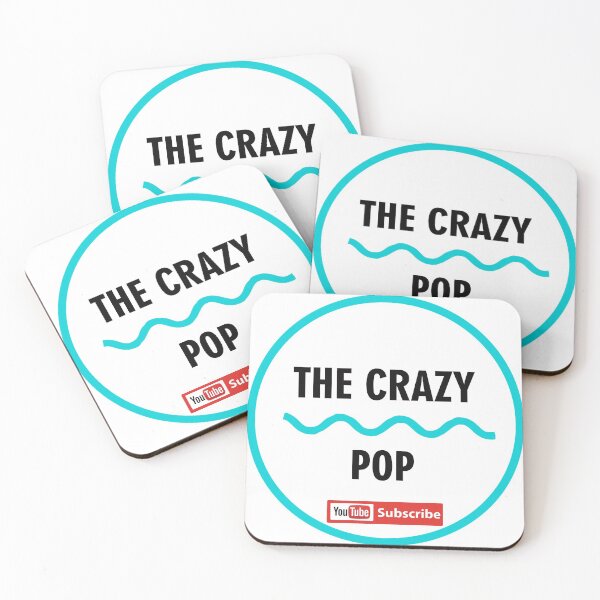 Item preview, The Crazy Pop (black letter) designed and sold by ButchB.
