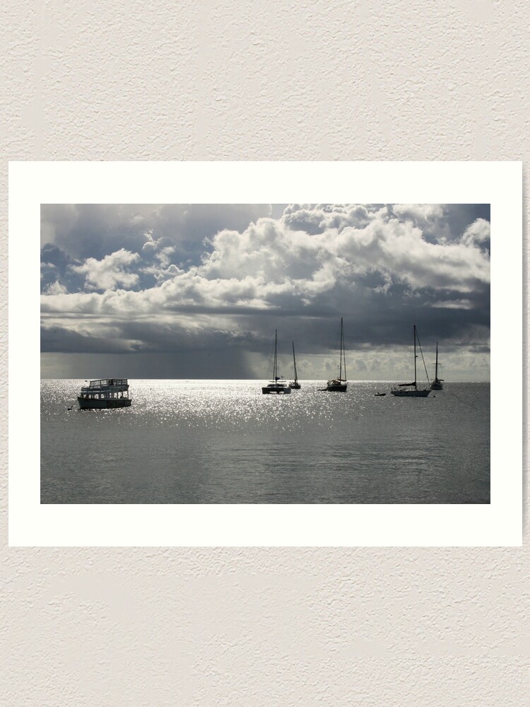 Alternate view of Boats at Store Bay, Tobago Art Print
