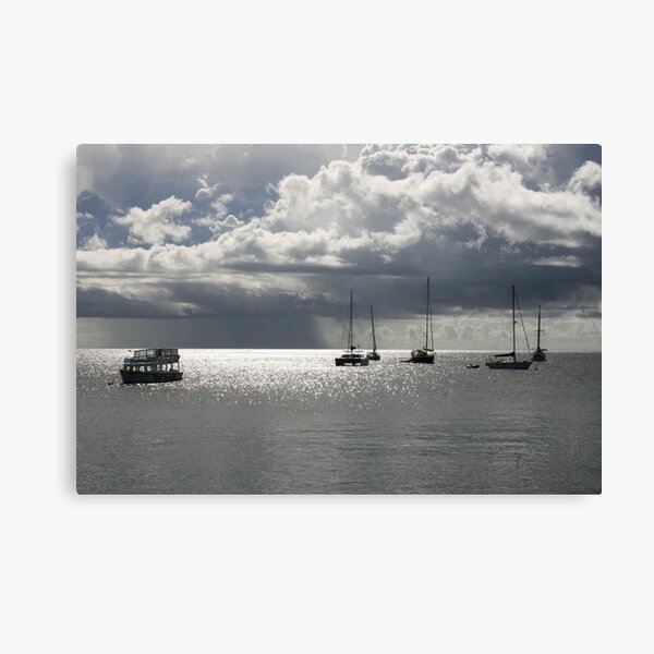Boats at Store Bay, Tobago Canvas Print