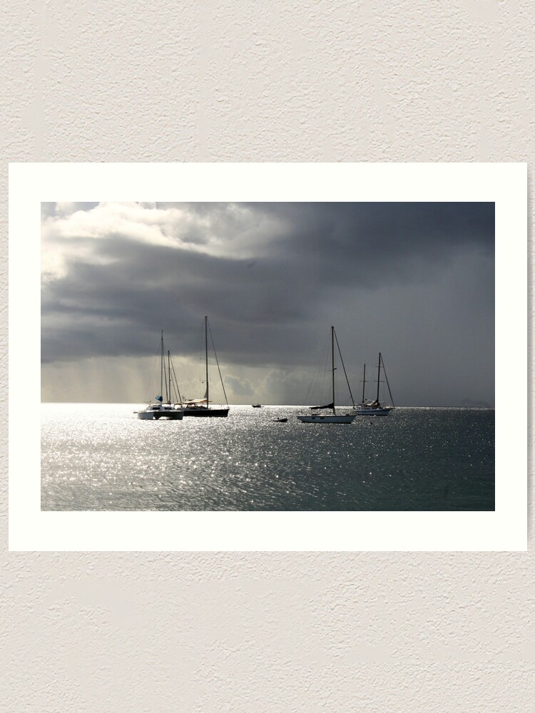 Alternate view of Boats at Store Bay, Tobago Art Print