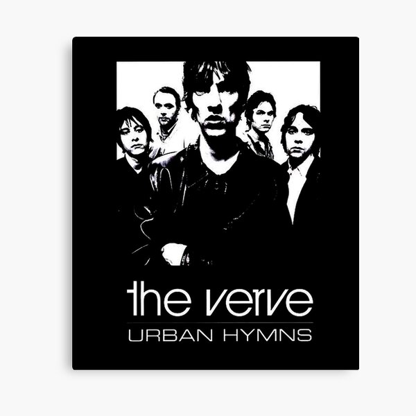 The Verve Bittersweet Symphony Vintage Shabby chic Song Lyrics Canvas Art Print 