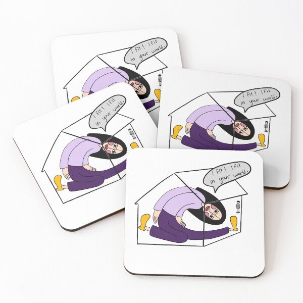 Item preview, I fit ! I fit in your world , girl in a house . designed and sold by WAVE Store.