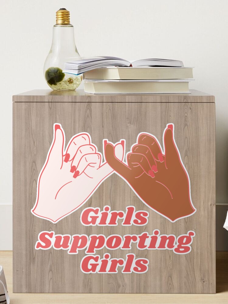 Girls Support Girls Sticker — Lettering Works