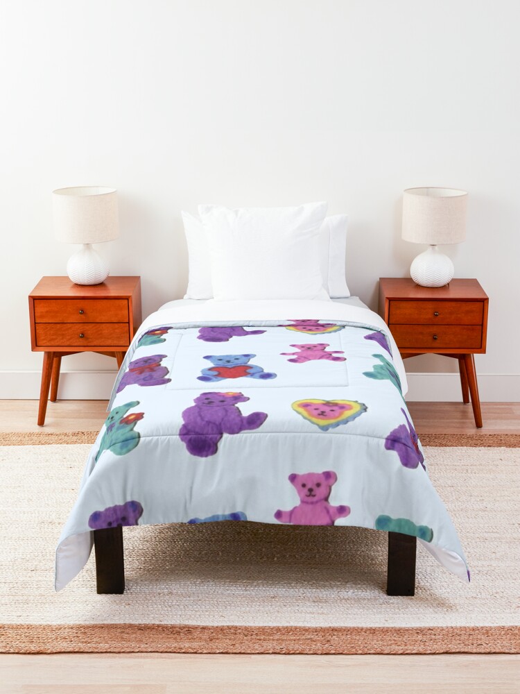Discover Kidcore Colorful Bears Quilt
