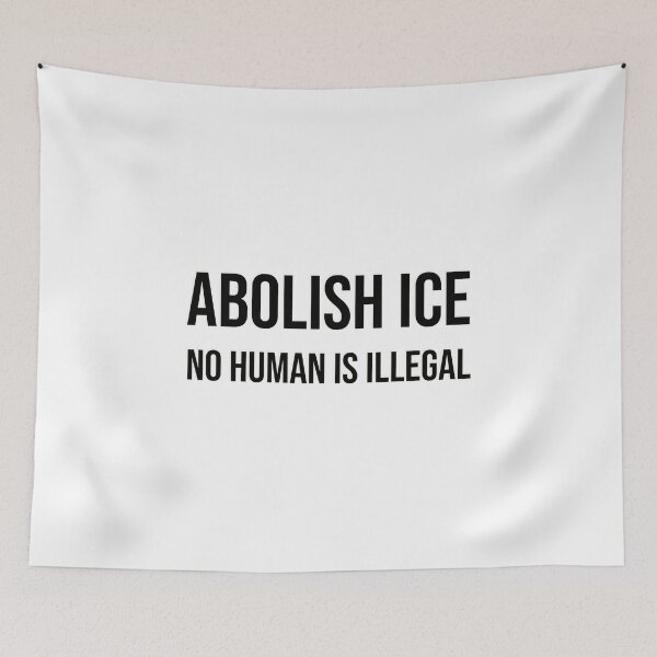 Item preview, Abolish ICE - No Human is Illegal  - support immigration designed and sold by Inspirationmotivation.