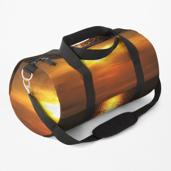 Dramatic Sunrise on the Lake Duffle Bag