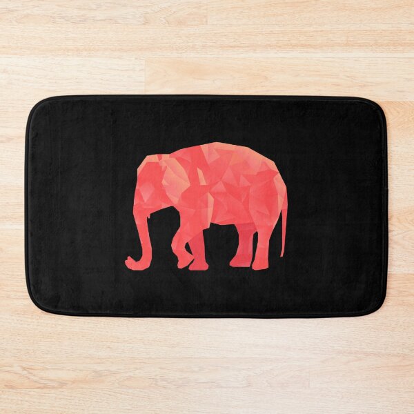 Item preview, Red Polygon Elephant designed and sold by depresident.