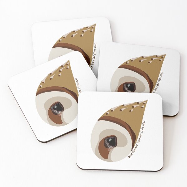 Item preview, Barn Owl (Small Text) designed and sold by BirdGlamour.