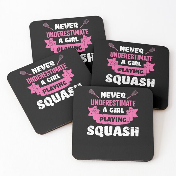 Item preview, Girl Playing Squash Player Gift Team Quote designed and sold by jeffded.