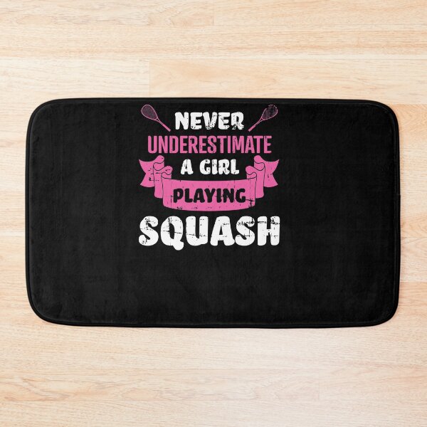 Item preview, Girl Playing Squash Player Gift Team Quote designed and sold by jeffded.